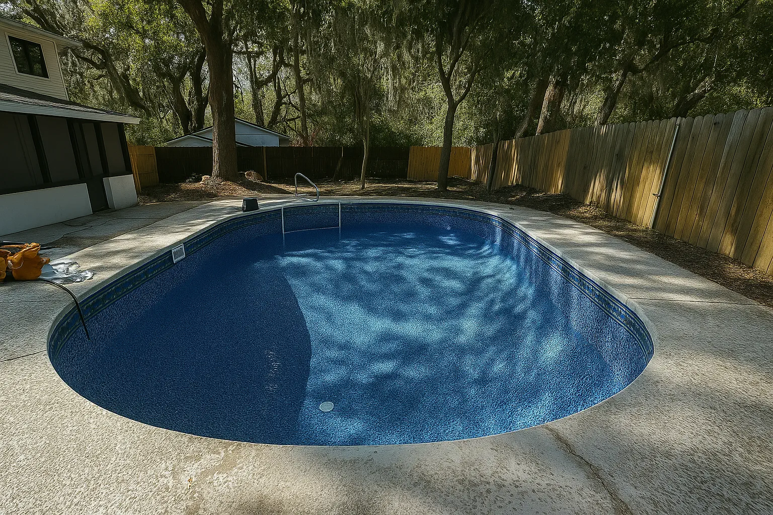 Abandoned Pool After